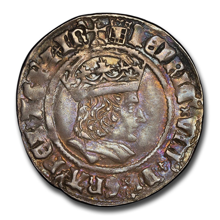 (1509-26) Great Britain Silver Groat Henry VIII AU-55 PCGS