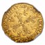 1515-47 Kingdom of France Gold Ecu'Or François I AU-58 NGC