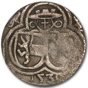 1530 Austria 2 Pfennig (Salzburg) 1530 Austria 2 Pfennig (Salzburg)