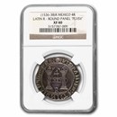 1536-38 R Mexico Silver 4 Reales Latin R - Round Panel XF-40 NGC