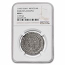 1542-55 GM Mexico Silver 4 Reales Carlos & Joanna MS-61 NGC 1542-55 GM Mexico Silver 4 Reales Carlos & Joanna MS-61 NGC