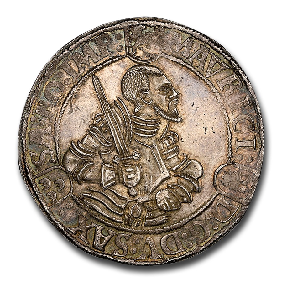 1551 Germany Silver Thaler MS-63 NGC (Saxony)