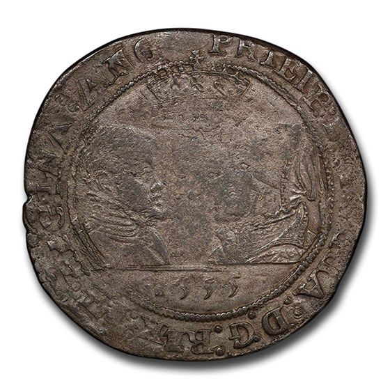 1555 Ireland Silver Shilling Philip & Mary VF-20 PCGS 1555 Ireland Silver Shilling Philip & Mary VF-20 PCGS