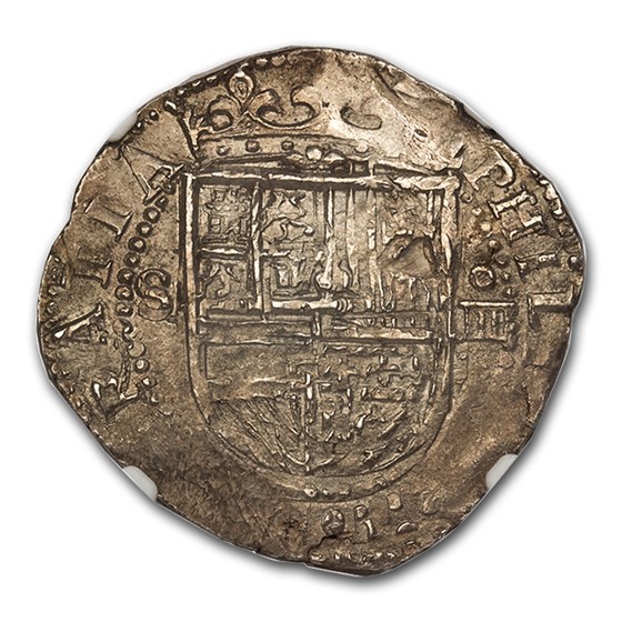(1556-98) Spain Silver 4 Reales Philip II MS-62 NGC