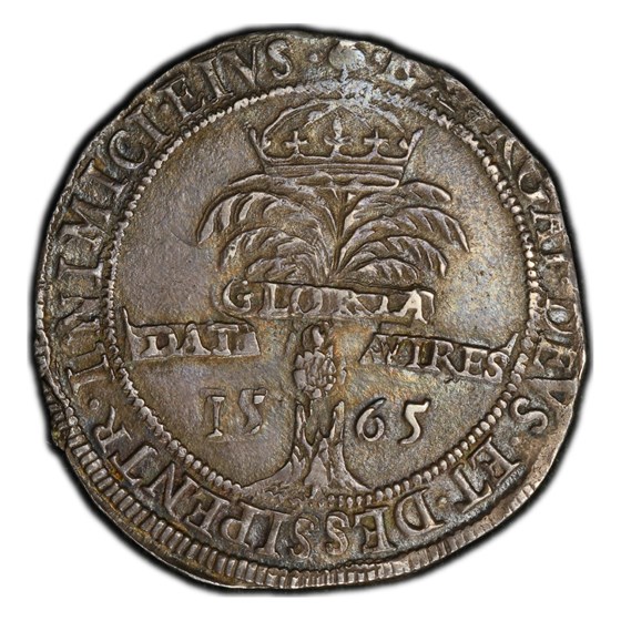 1565 Great Britain Silver 1/3 Ryal AU-55 PCGS (Scotland)