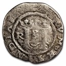 (1568-1570) Peru Silver 1/2 Real Philip II VF