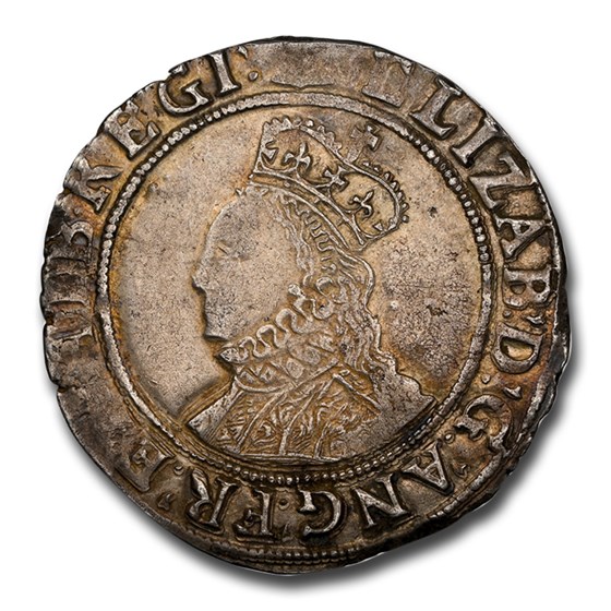 (1582-83) Great Britain Silver Shilling Elizabeth I AU-55 NGC (1582-83) Great Britain Silver Shilling Elizabeth I AU-55 NGC