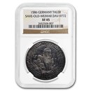 1586 German States Saxe-Old-Weimar Silver Taler XF-45 NGC 1586 German States Saxe-Old-Weimar Silver Taler XF-45 NGC