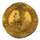 (1592-95) Great Britain Gold Half Pound Elizabeth I AU-55 NGC