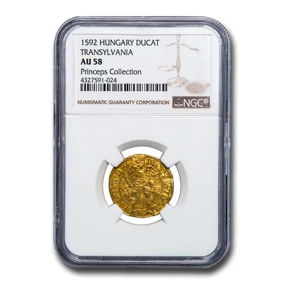 Buy 1592 Transylvania Gold Ducat AU 58 NGC Princeps Collection APMEX Buy 1592 Transylvania Gold Ducat AU 58 NGC Princeps Collection APMEX