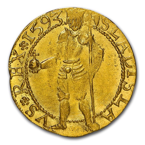 1593 Transylvania Gold Ducat Sigismund Báthori MS-63 NGC 1593 Transylvania Gold Ducat Sigismund Báthori MS-63 NGC