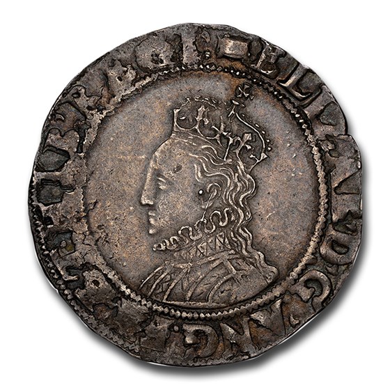 (1594-96) Great Britain Silver Shilling Elizabeth I AU-55 NGC (1594-96) Great Britain Silver Shilling Elizabeth I AU-55 NGC