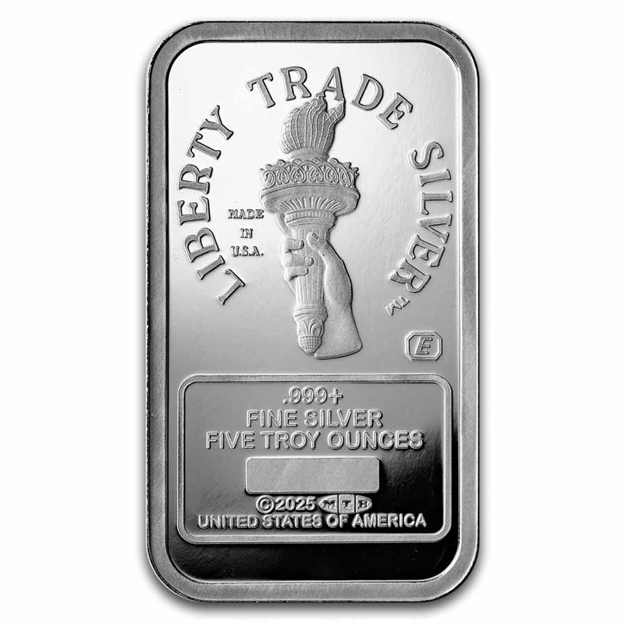 16 oz (1, 5 & 10) Silver Bar Set - Revived Engelhard Liberty