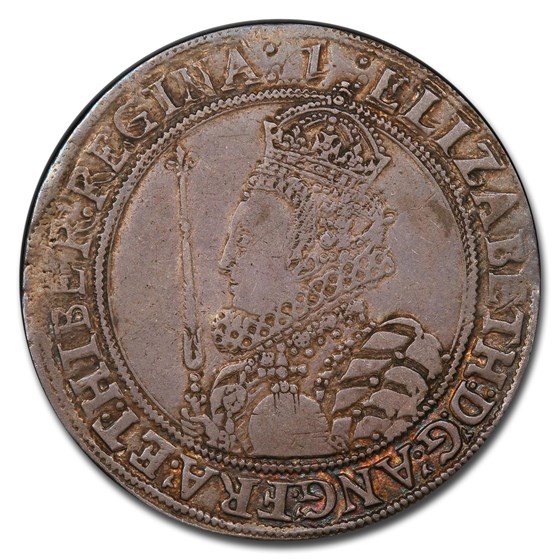 1601-02 Great Britain Silver Half Crown Elizabeth I XF-45 PCGS 1601-02 Great Britain Silver Half Crown Elizabeth I XF-45 PCGS