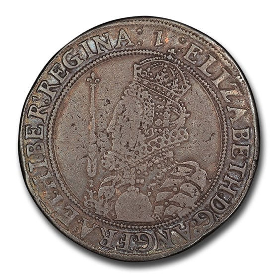 1601 England Half Crown Elizabeth I VF-30 PCGS 1601 England Half Crown Elizabeth I VF-30 PCGS