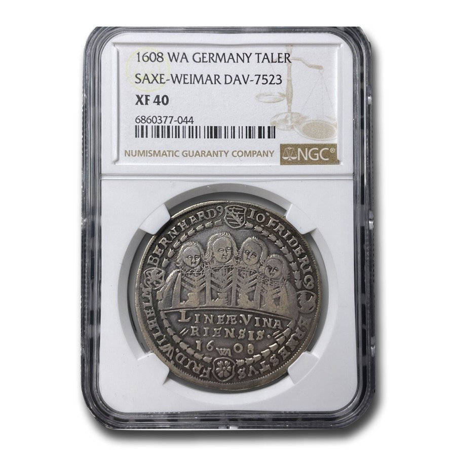 Buy 1608 Germany Silver Taler Johann Ernst I XF-40 | APMEX
