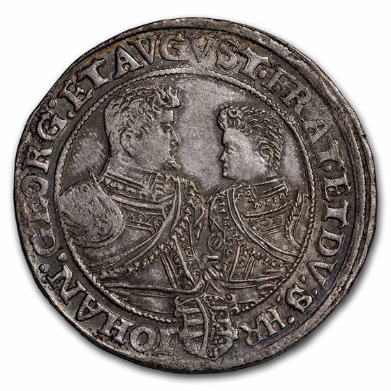 1608-HR German States Saxony-Albertine Silver Thaler XF 1608-HR German States Saxony-Albertine Silver Thaler XF
