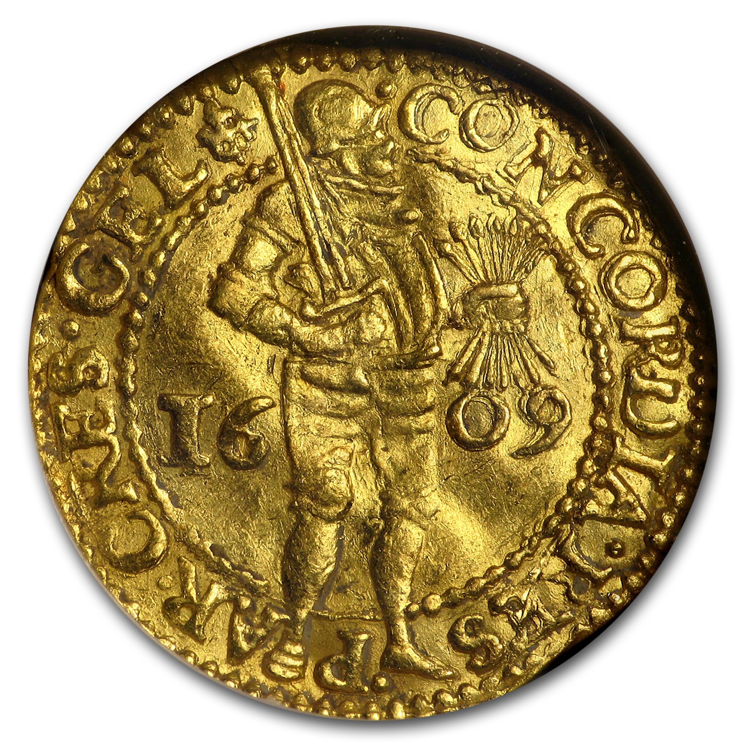 返金 Buy 1609 Netherlands/Gelderland Gold 1 Ducat AU-55 NGC | APMEX