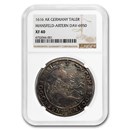 1616-AK German States Mansfeld-Artern Silver Thaler XF-40 NGC 1616-AK German States Mansfeld-Artern Silver Thaler XF-40 NGC