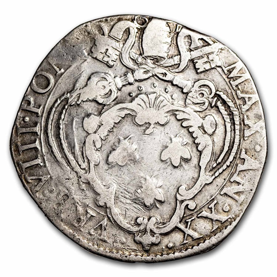 Testone Buy 1623-1644 Papal States Silver Testone Pope Urban VIII Fine | APMEX