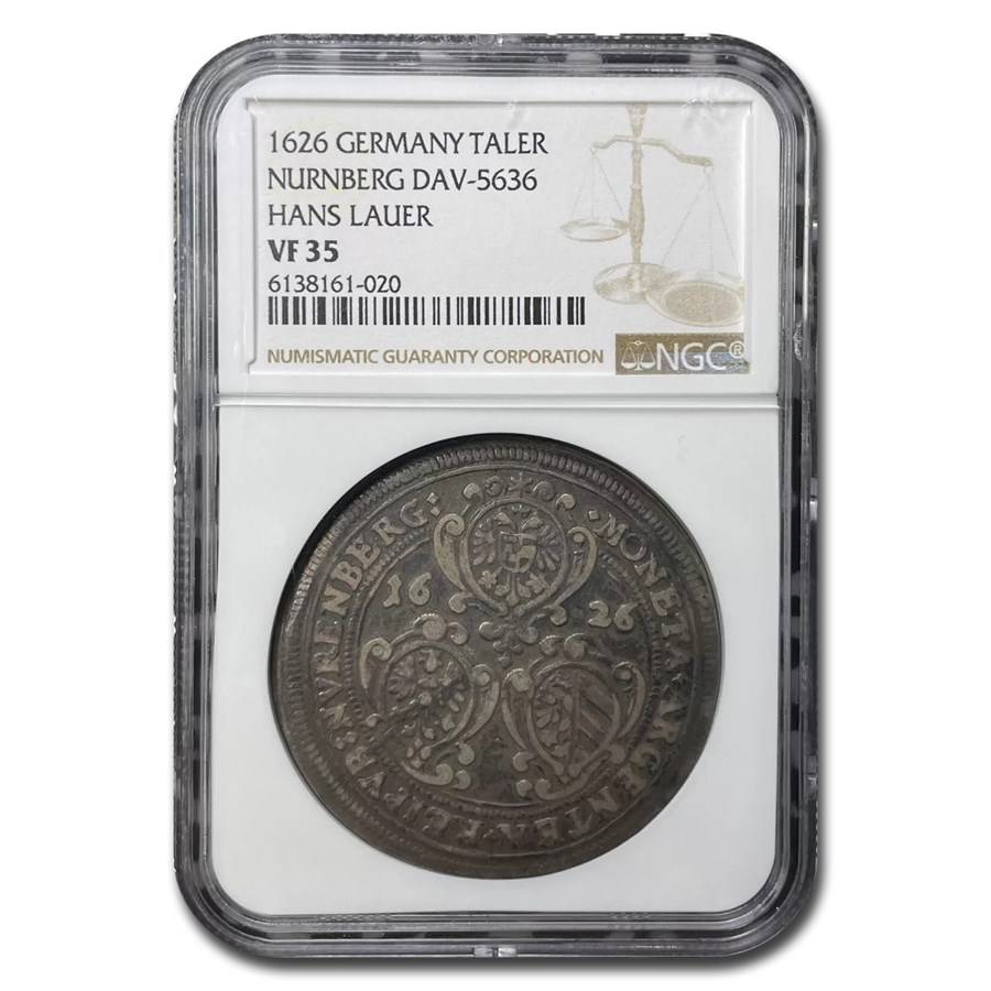 1626 Germany Silver Thaler VF-35 NGC