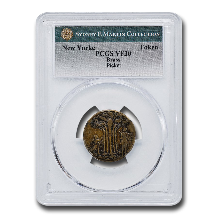 (1640-1680) Undated New Yorke In America Token PCGS VF-30 PCGS