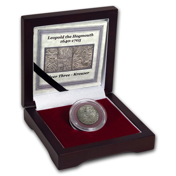 (1640-1705) Austria Silver 3 Kreuzer Leopold the Hogsmouth Set (1640-1705) Austria Silver 3 Kreuzer Leopold the Hogsmouth Set