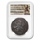 1641 Netherlands AR New York Lion Dollar Genuine Circulated NGC 1641 Netherlands AR New York Lion Dollar Genuine Circulated NGC