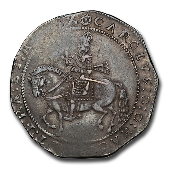 (1642-43) Great Britain Silver Crown Charles I AU-53 NGC (1642-43) Great Britain Silver Crown Charles I AU-53 NGC