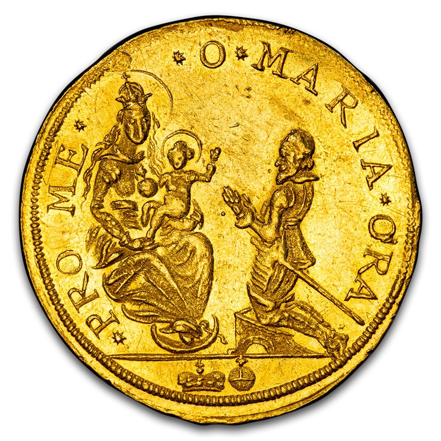 1642 Germany Gold 2 Ducats MS-61 PCGS (Bavaria)
