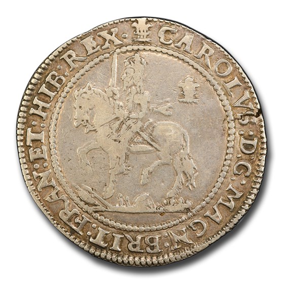 1642 Great Britain Silver 1/2 Pound Charles I VF-25 PCGS 1642 Great Britain Silver 1/2 Pound Charles I VF-25 PCGS