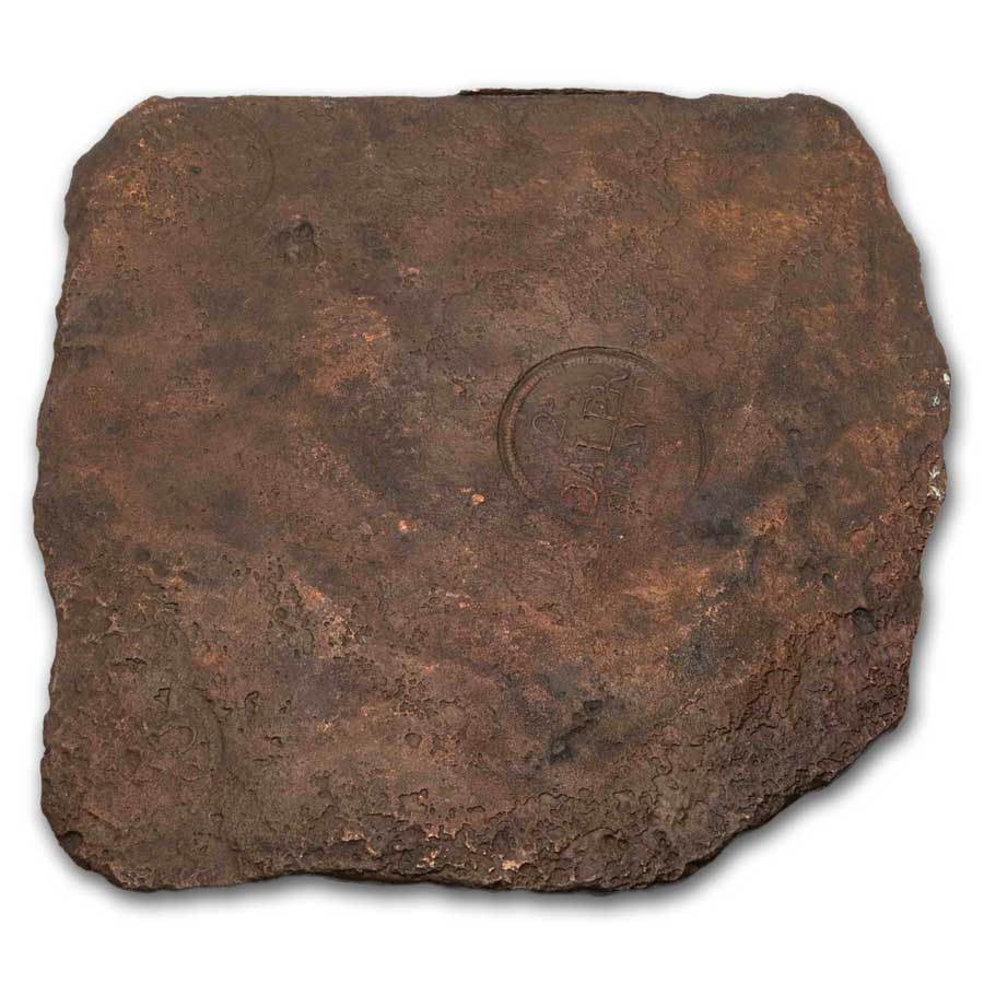 Buy 1644-1768 Sweden Copper 4 Daler Plate Money Nicobar Shipwreck