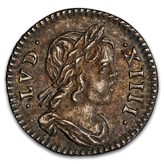 1644-A Louis XIV 1/48 ECU Pattern MS-62 PCGS