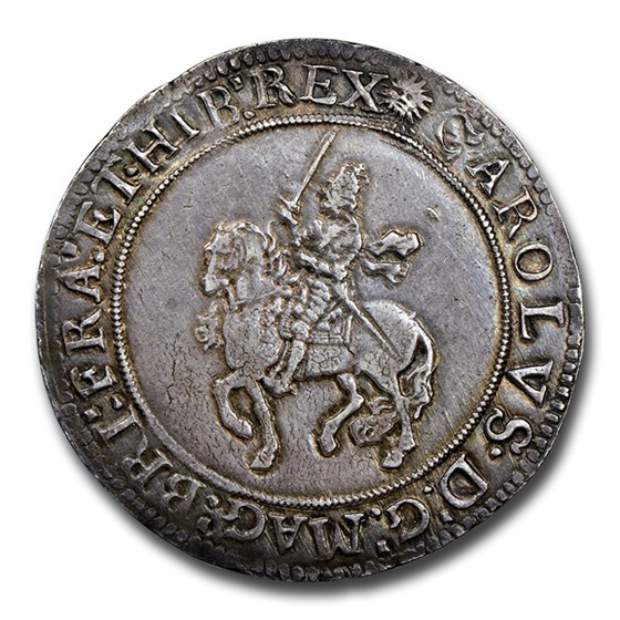 (1645-46) Great Britain Silver Crown Charles I AU-55 NGC (1645-46) Great Britain Silver Crown Charles I AU-55 NGC