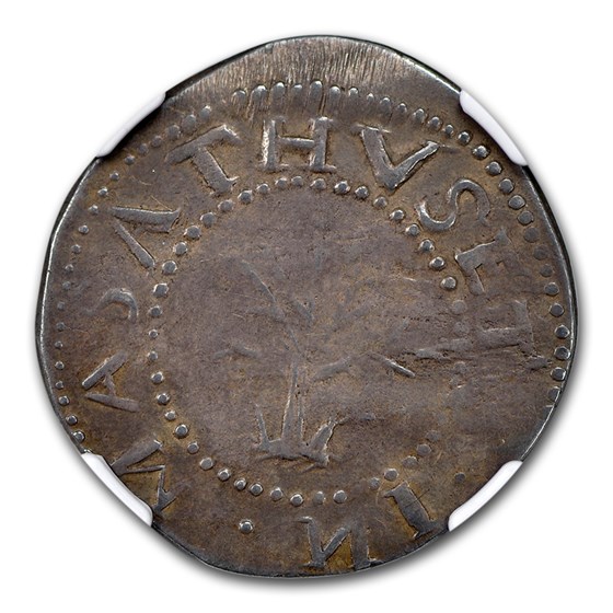 Buy 1652 Oak Tree Shilling "IN at BOT" Var AU53 NGC CAC ExNorAPMEX