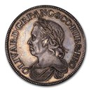 (1653-68) Commonwealth AR Crown Oliver Cromwell MS-63 PCGS (1653-68) Commonwealth AR Crown Oliver Cromwell MS-63 PCGS