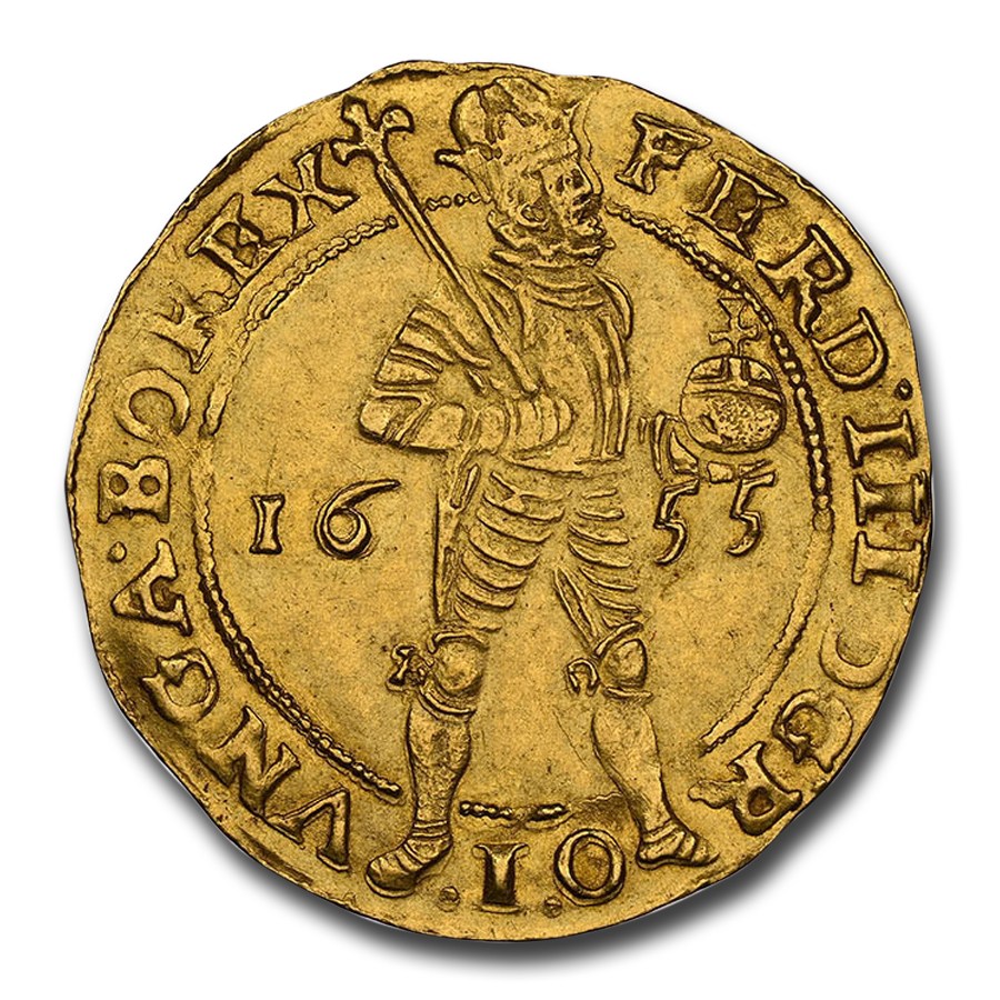 Buy 1655 Netherlands Gold 2 Ducat Ferdinand III MS-61 NGC | APMEX