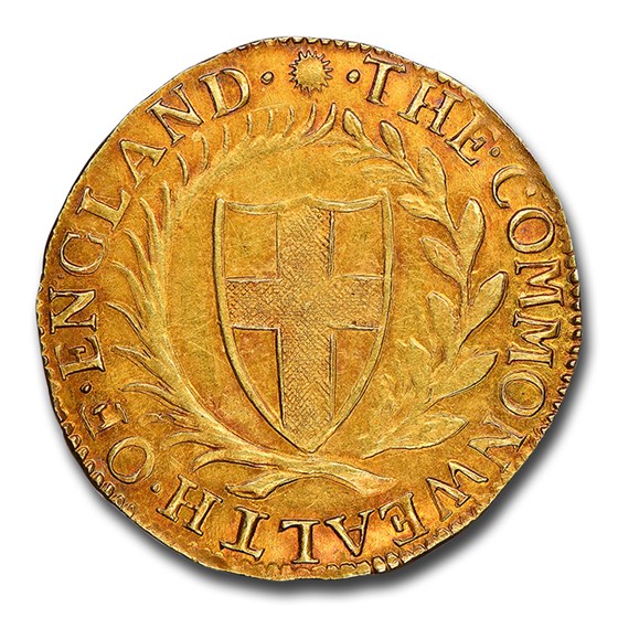 1656 Great Britain Gold Unite of 20 Shillings MS-63 NGC
