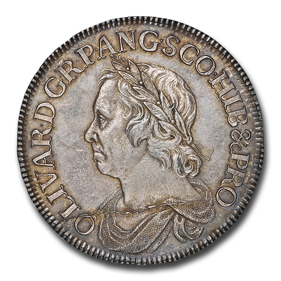 1658/7 Great Britain Silver Crown Cromwell MS-64+ NGC 1658/7 Great Britain Silver Crown Cromwell MS-64+ NGC