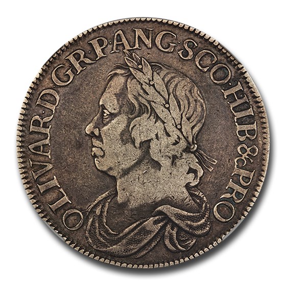 1658/7 Great Britain Silver Crown Cromwell VF-35 NGC 1658/7 Great Britain Silver Crown Cromwell VF-35 NGC