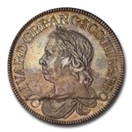 1658 Great Britain Silver Crown Cromwell AU-55 PCGS