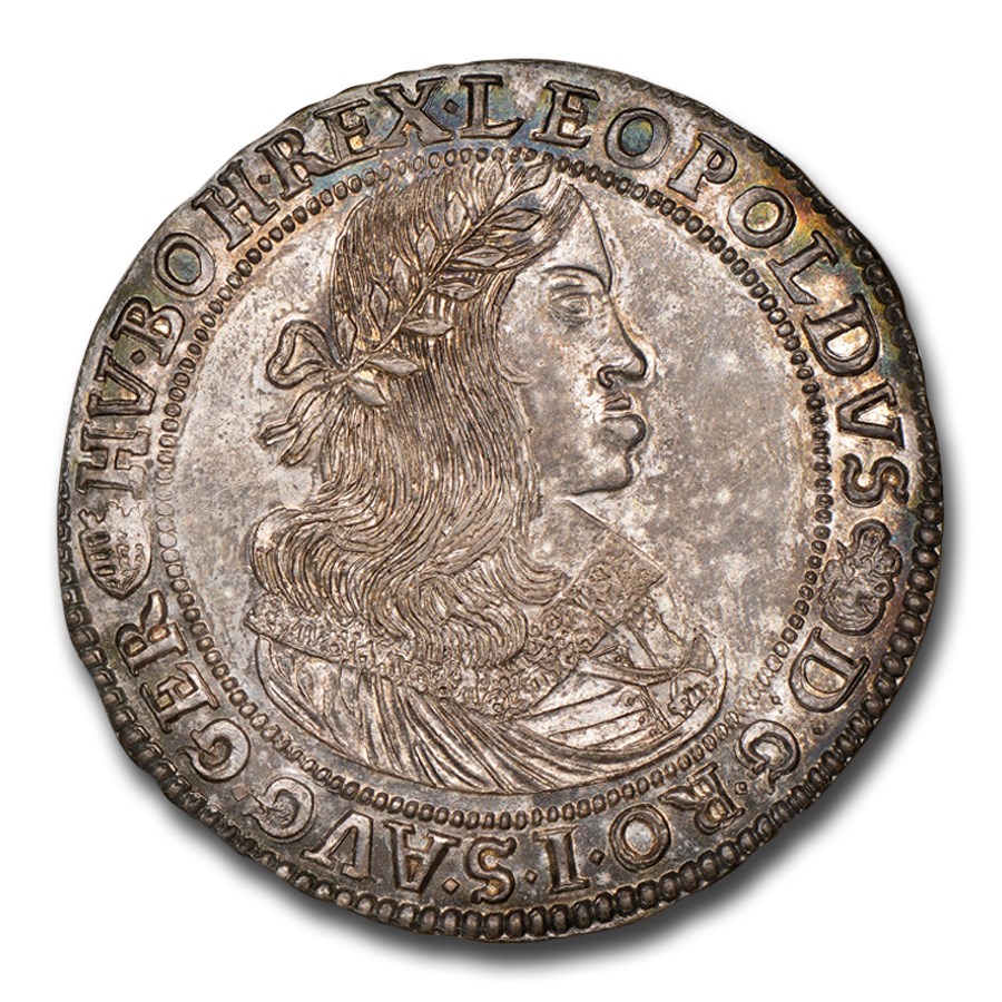 Buy 1660-KVB Hungary Silver Thaler Leopold I MS-62 NGC | APMEX