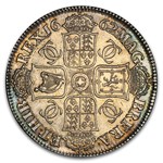 1662 Great Britain Silver Crown Charles I MS-61 PCGS