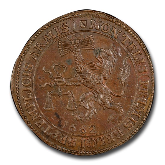 1662 Netherlands Jeton MS-63 PCGS (Low Countries) 1662 Netherlands Jeton MS-63 PCGS (Low Countries)
