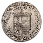1666 Belgium Silver Patagon MS-63 NGC
