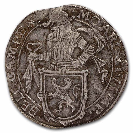 1667 Coin 1667 Netherlands AR Lion Dollar Kampen XF-45 NGC (Dav-4879)