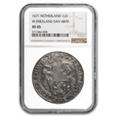 1671 Netherlands AR Lion Dollar W. Friesland XF-45 NGC (Dav-4870) 1671 Netherlands AR Lion Dollar W. Friesland XF-45 NGC (Dav-4870)