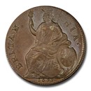 1673 Great Britain Halfpenny Charles II MS-63 PCGS (Brown)