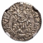 1681 German States Trier Silver 4 Pfennigs MS-63 NGC