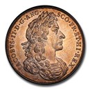 1685 Great Britain Silver Coronation Medal James II AU-55 PCGS 1685 Great Britain Silver Coronation Medal James II AU-55 PCGS